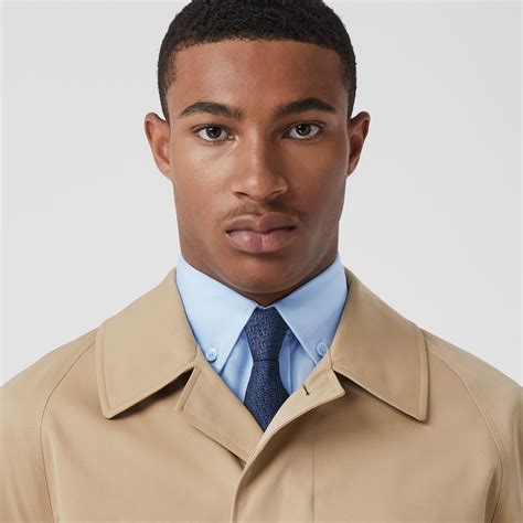 burberry men's monogram car coat|Mid.